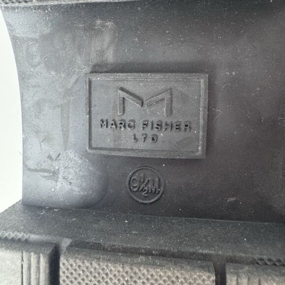 Marc Fisher LTD Morgan Leather Lug-Sole Chelsea Booties Boots Women’s 9.5M - Picture 9 of 10